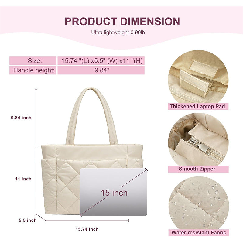 Padded everyday shoulder bag Kalsten