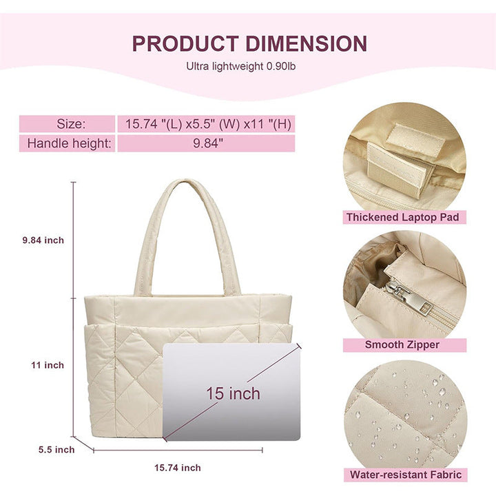 Padded everyday shoulder bag Kalsten