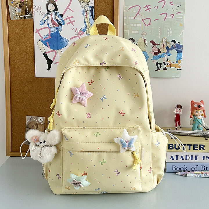 Decorative Patterned School Backpack