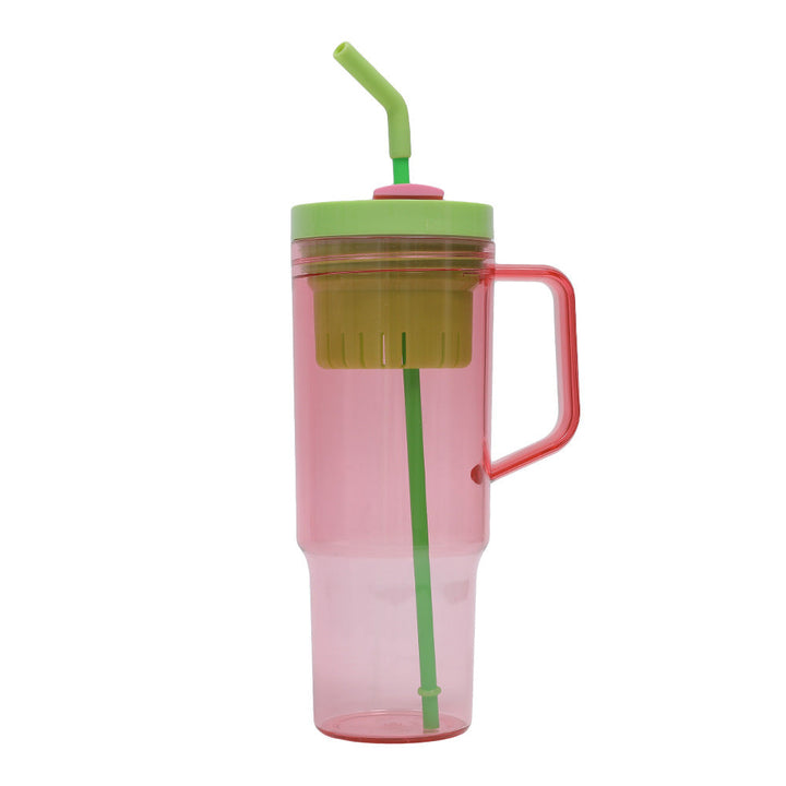 Ladies drinking cup with integrated filter and handle Kalsten