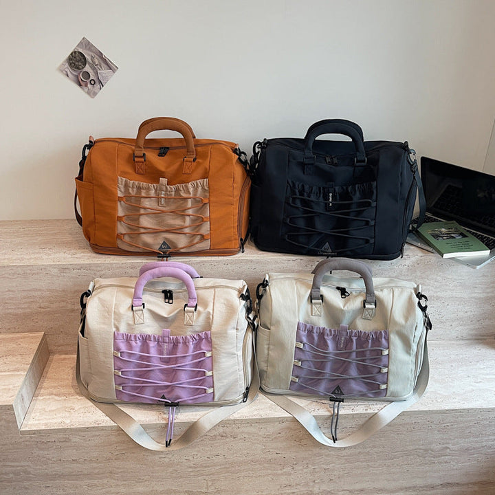 Women's Multifunctional Sports and Travel Bag with Elastic Details Kalsten