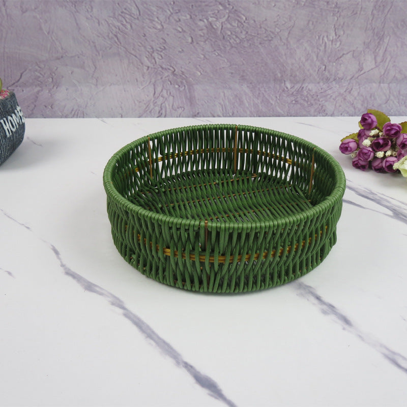 Ladies Oval Organizer Basket with Separate Compartments Kalsten