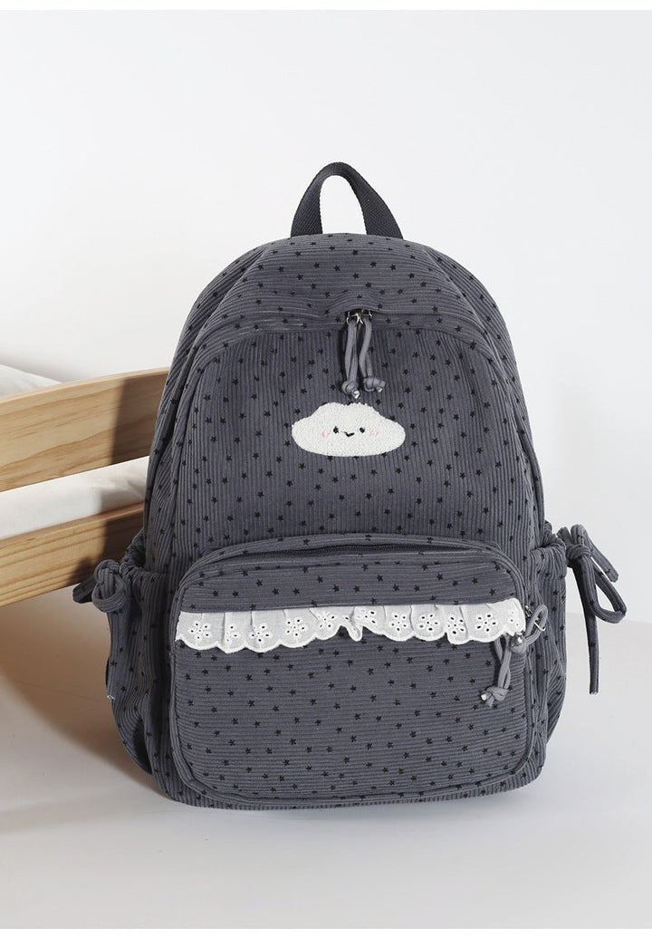 Adorable Star-Print Mini School Backpack