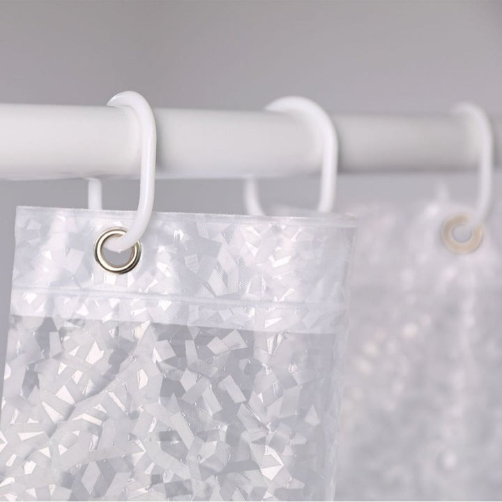 Elegant Textured Shower Curtain Kalsten