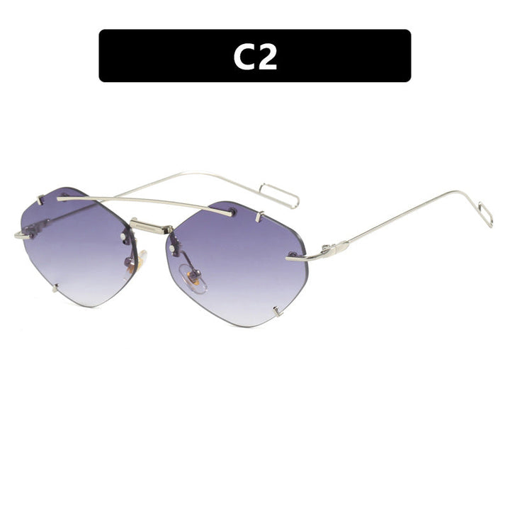 Women geometric sunglasses with ultra-light metal frame Kalsten