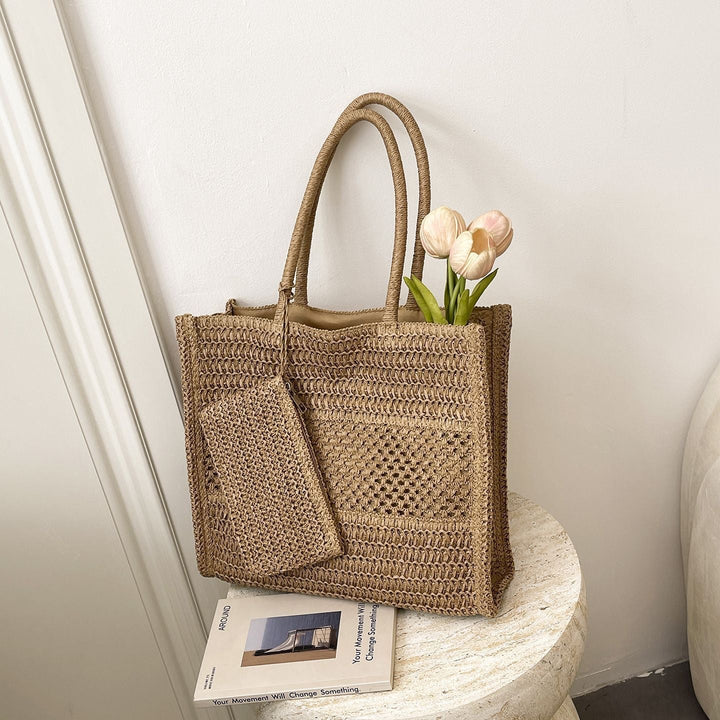 Handbag Made of Natural Weave Kalsten
