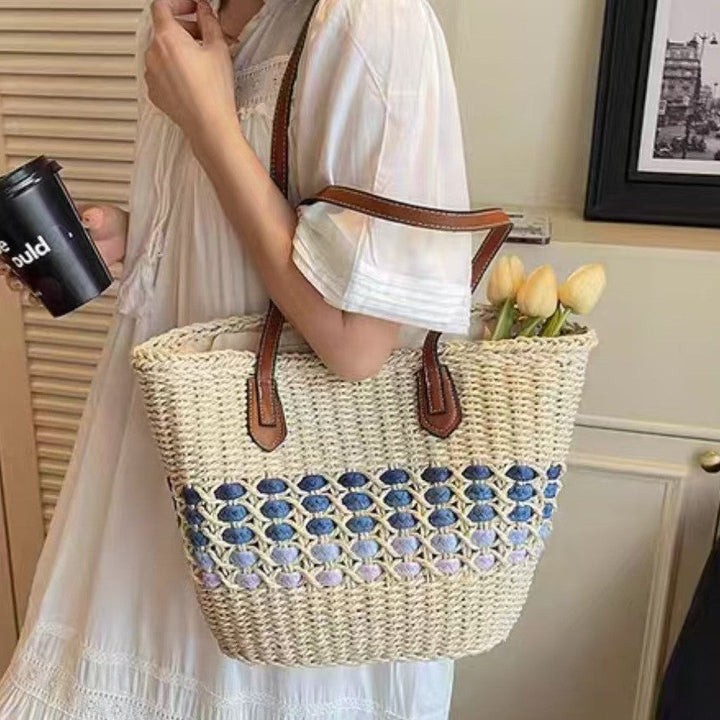 Handbag Made of High-Quality Woven Material Kalsten