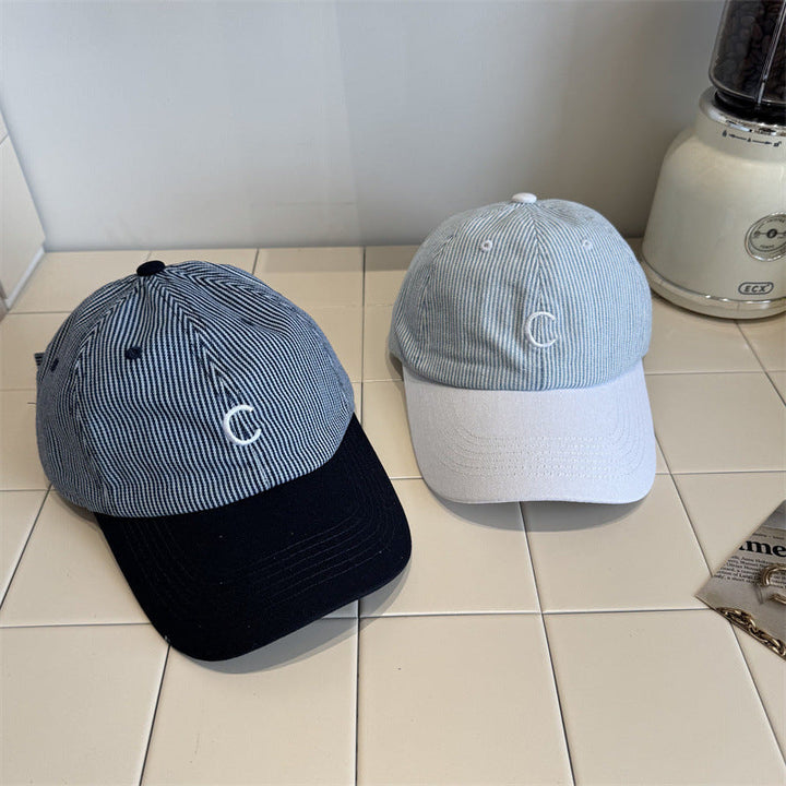 Men's Classic Striped Baseball Cap Kalsten
