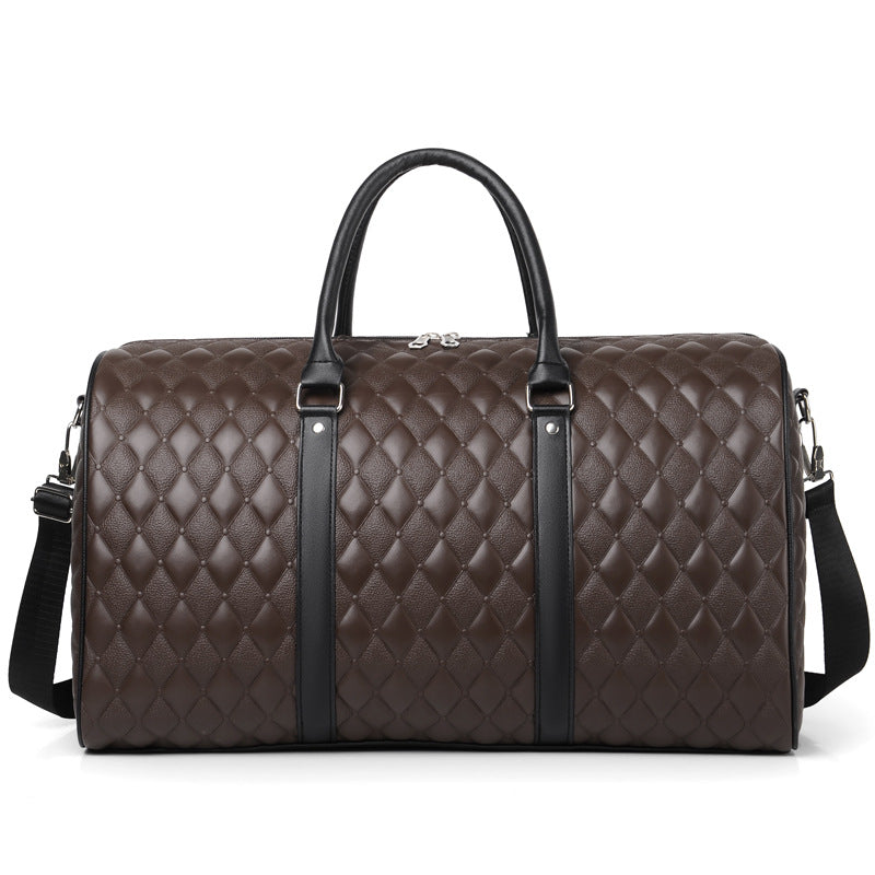 Stylish and Spacious Travel Bag Made of High-Quality Artificial Leather Kalsten