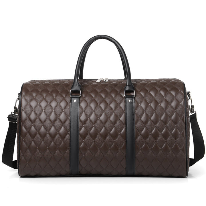 Premium Quilted Leather Duffle