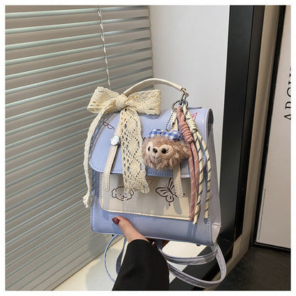 Whimsical Bow Detail Mini Backpack Acalora