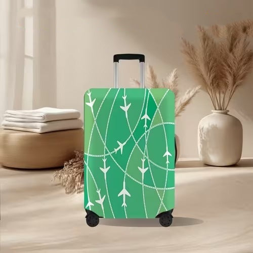 Unisex nan elastic suitcase cover with volcanic lava marble design, stretch protective cover for trolley Kalsten