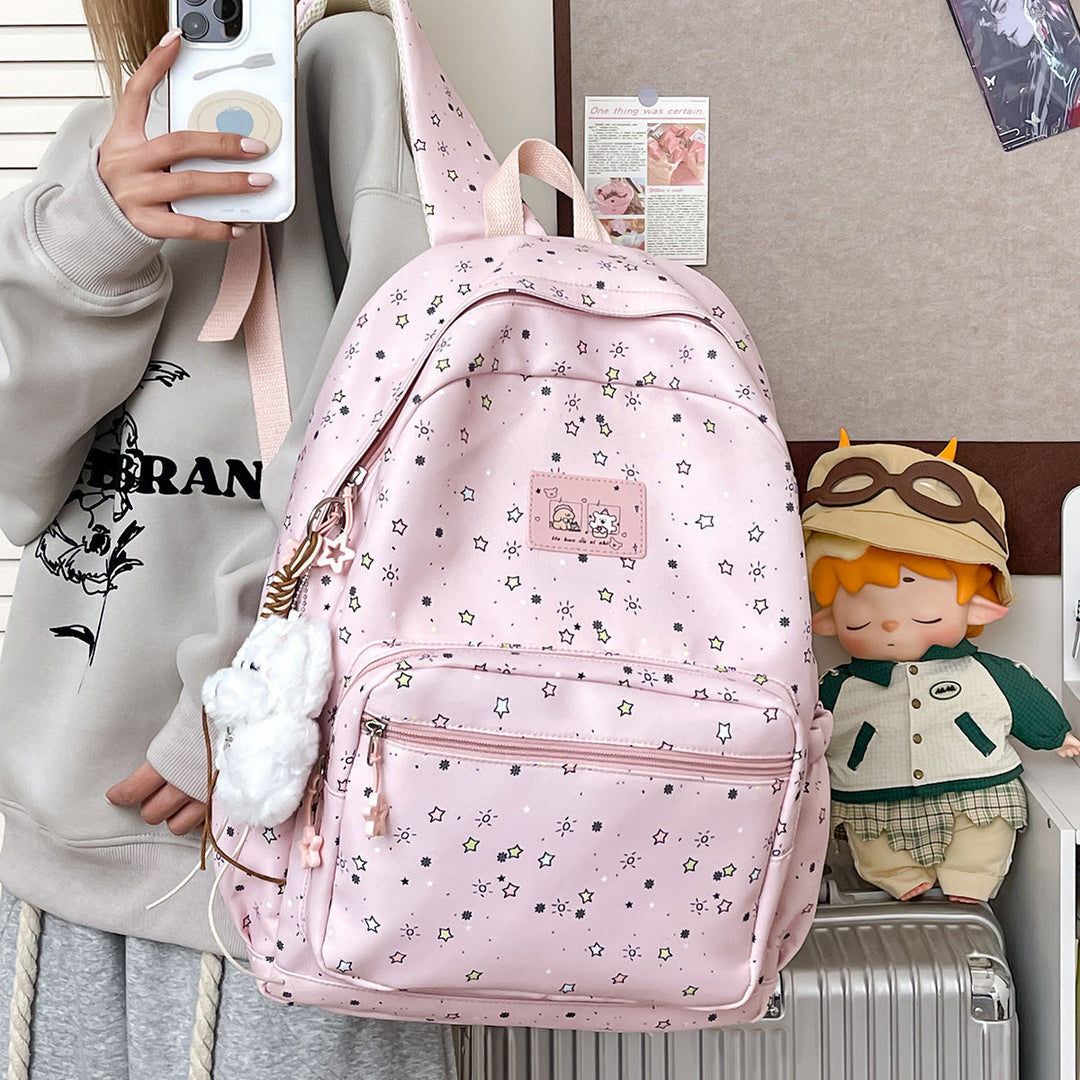 Fun Starry Print Backpack Kalsten