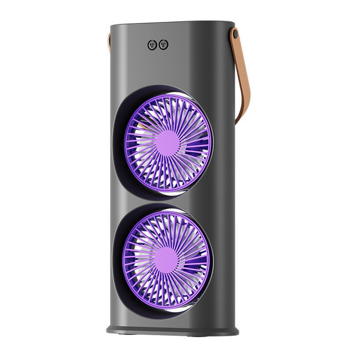 Unisex Dual-Head Portable Cooling Fan Kalsten