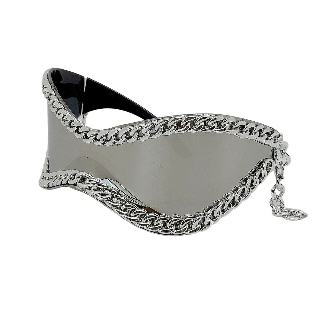 Women's fashionable sunglasses with chain frame Kalsten