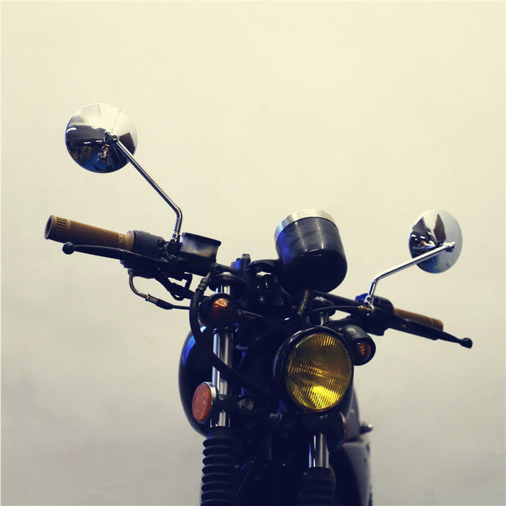 Adjustable motorcycle rearview mirror with modern design and high visibility Kalsten