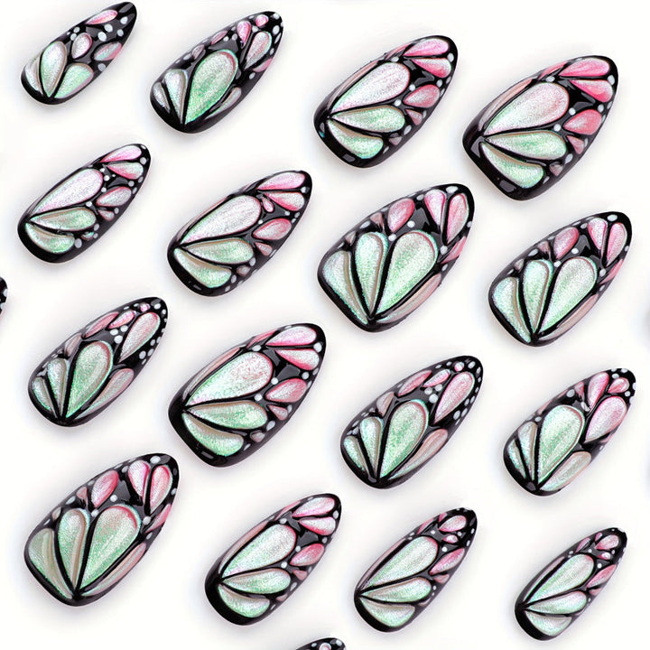 Artistic Butterfly Nail Art Kalsten