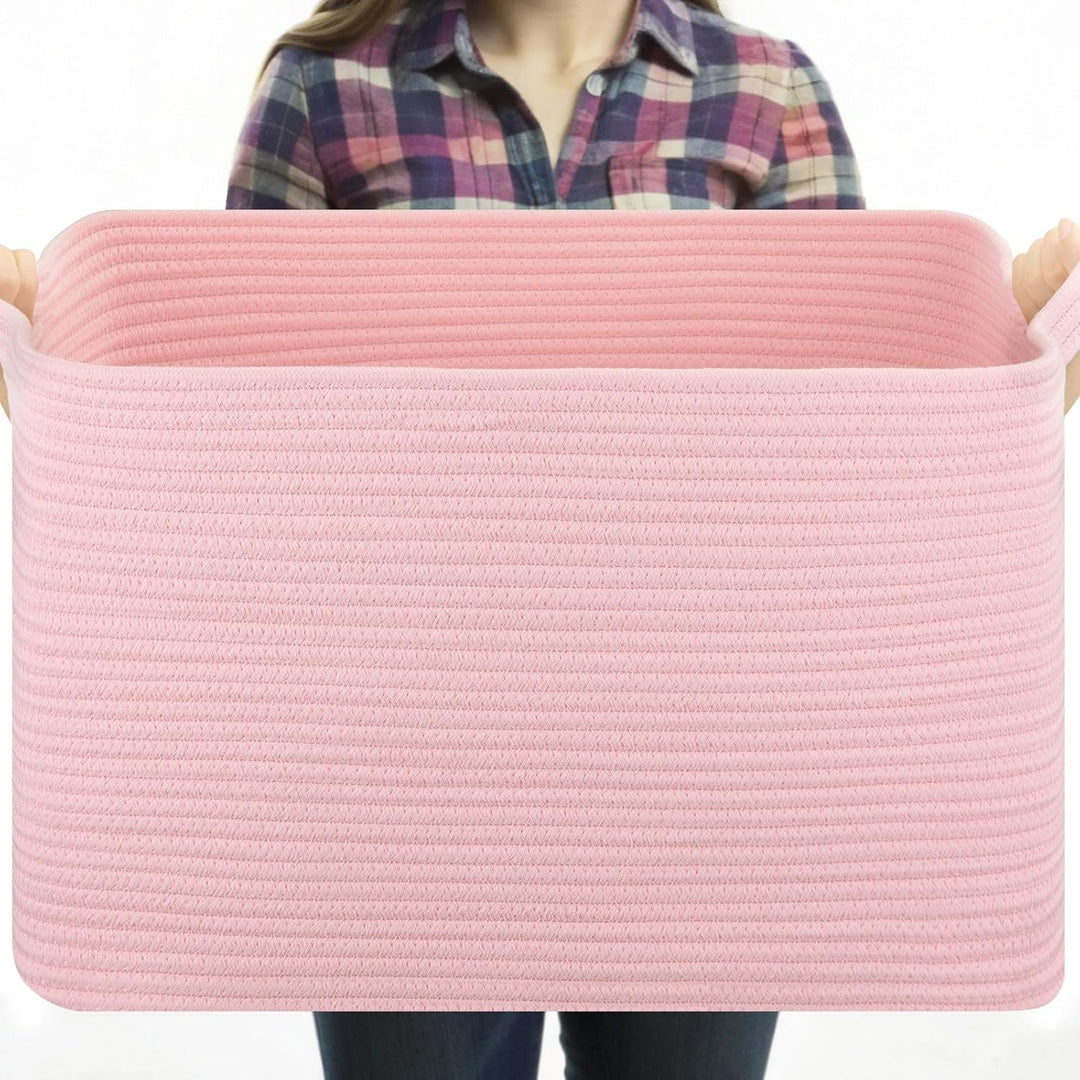 Women Versatile Storage Basket with Sturdy Handles Kalsten