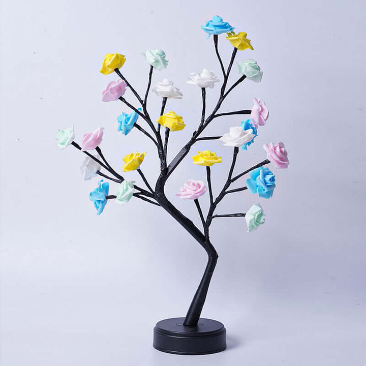 Table Lamp Flower Tree Rose Lamps Fairy Desk Night Lights USB Operated Gifts For Wedding Valentine Christmas Decoration | Kalsten