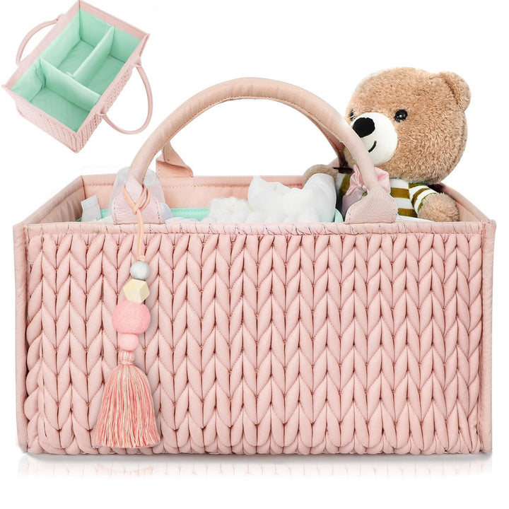 Women decorative wrap basket with removable compartments Kalsten