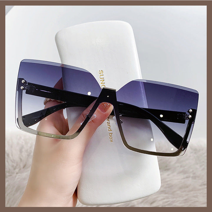 Ladies oversized sunglasses in modern design with UV protection Kalsten