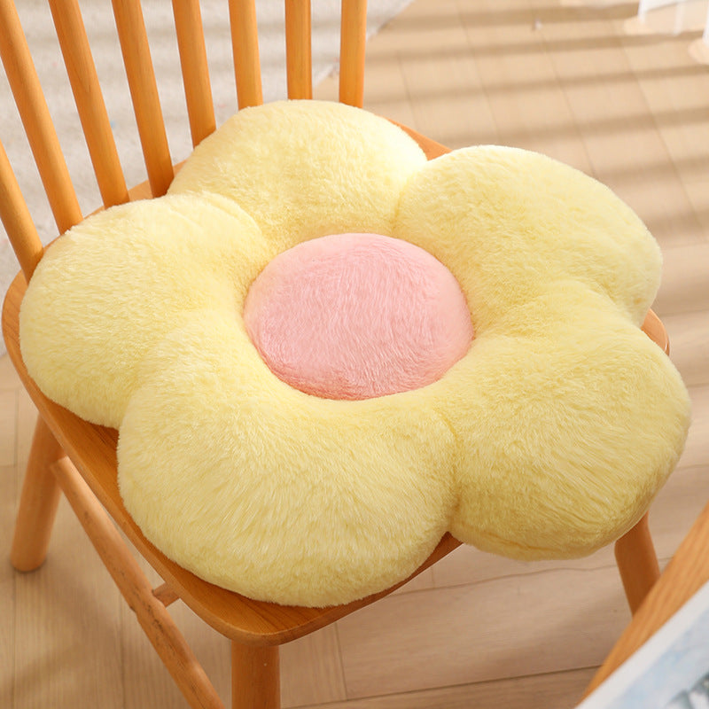 Plush seat cushion in flower shape Kalsten