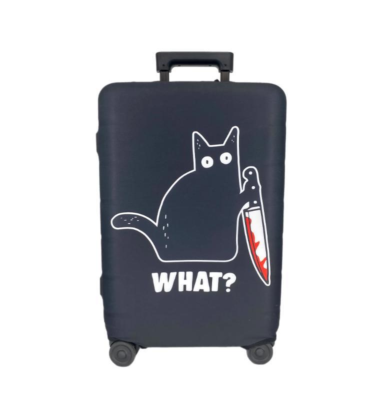 Unisex nan elastic suitcase cover with 3D dog design for trolley, stretchy and scratch-resistant Kalsten