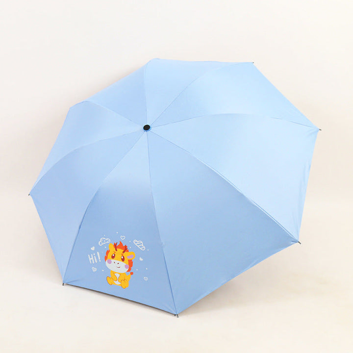 Women's Folding Umbrella with Fun Animal Design Kalsten