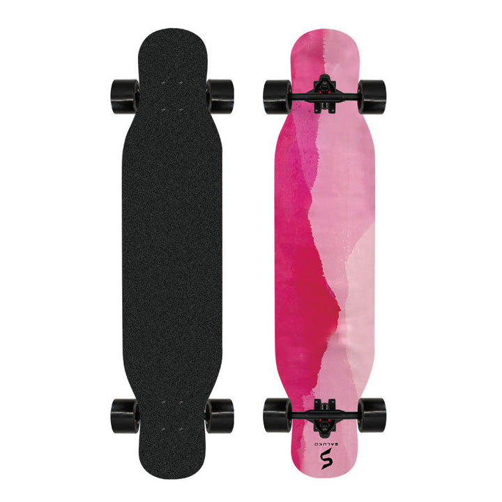 Artistic Lion-Emblazoned Longboard Kalsten