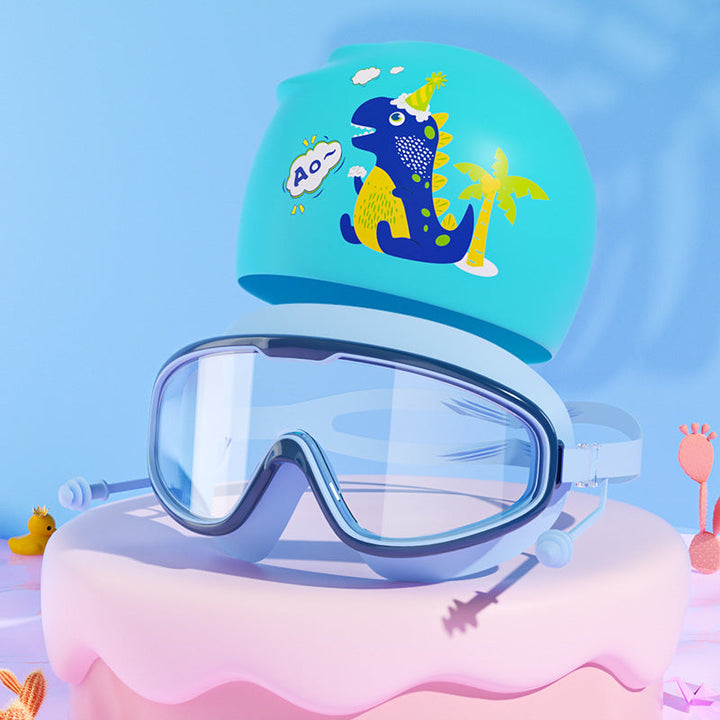 Kids Unicorn-Themed Swim Mask and Cap Set Kalsten