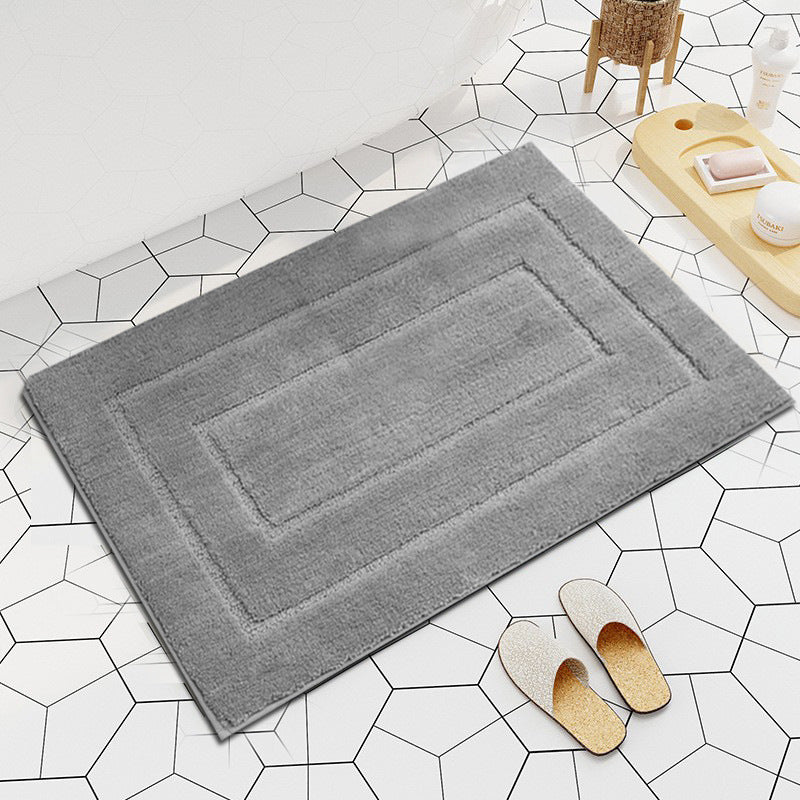 Plush Rectangular Bath Mat Set Kalsten