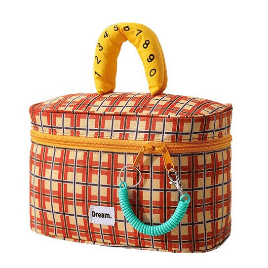 Stylish Multi-Compartment Cosmetic Case Kalsten