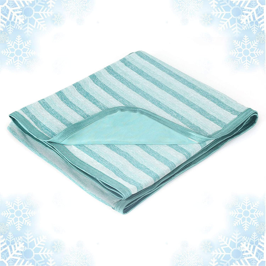 Women Soft and Breathable Striped Fleece Blanket Kalsten