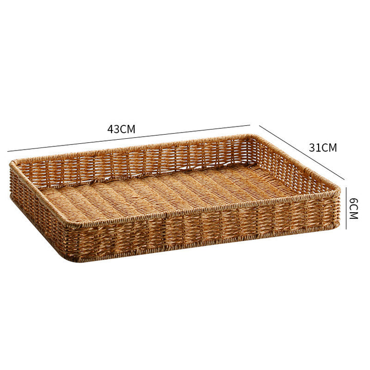 Handwoven Decorative Storage Tray Kalsten