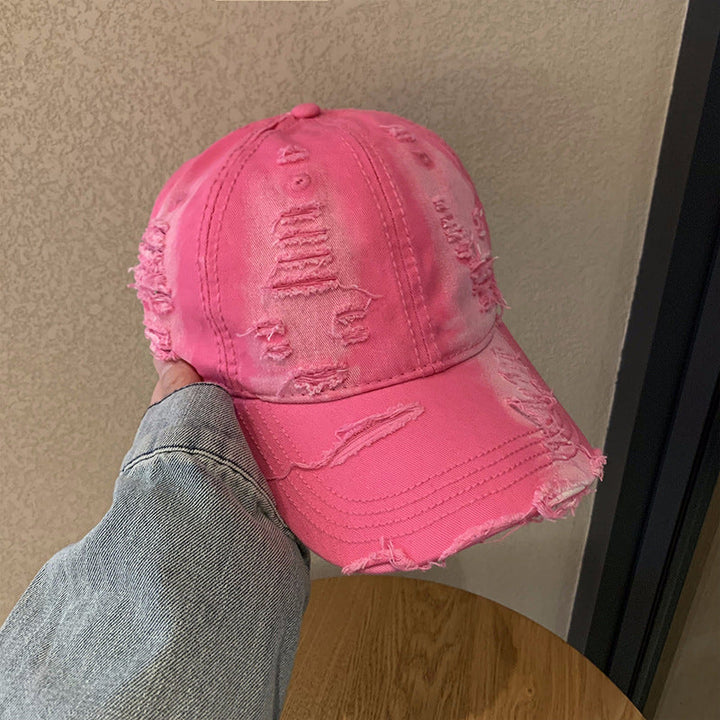 Women's Distressed Cotton Baseball Cap Kalsten 1784270737