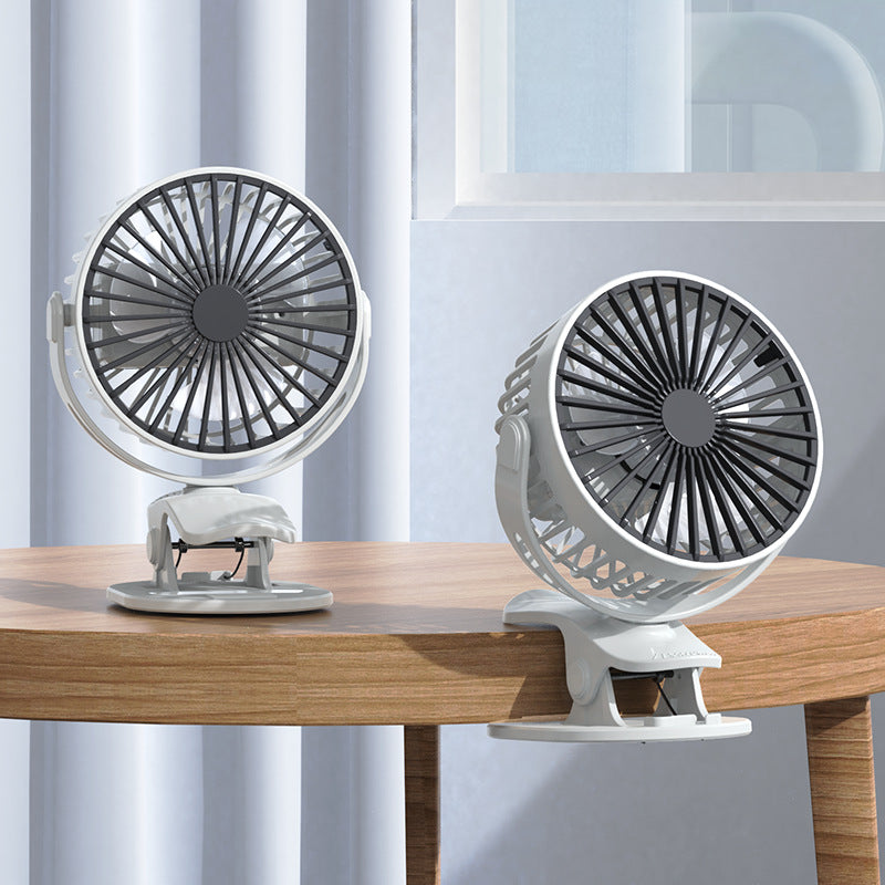 Portable table fan with clip function and quiet operation Kalsten