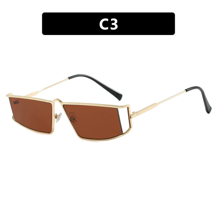 Ladies trendy sunglasses in a futuristic design with square lenses Kalsten