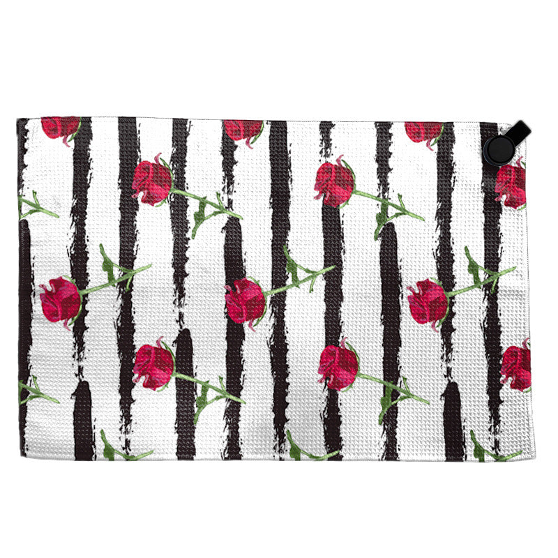 Towel with modern circular pattern Kalsten