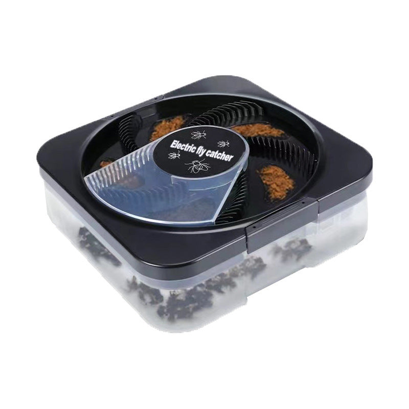 Electric automatic fly catcher with removable collection tray and quiet motor Kalsten