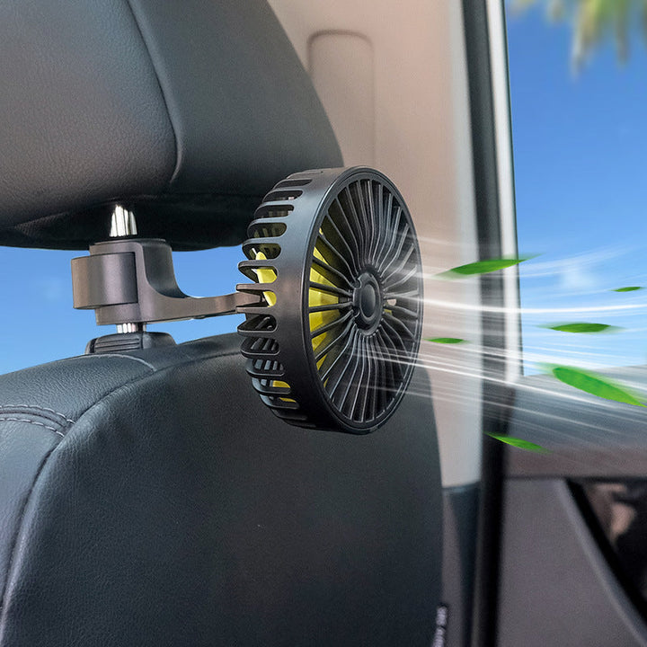 Dual-Breeze Portable Car Fan Kalsten