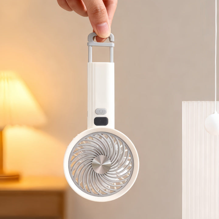 Women's Portable Handheld Fan with Digital Temperature Display Kalsten    1782815910