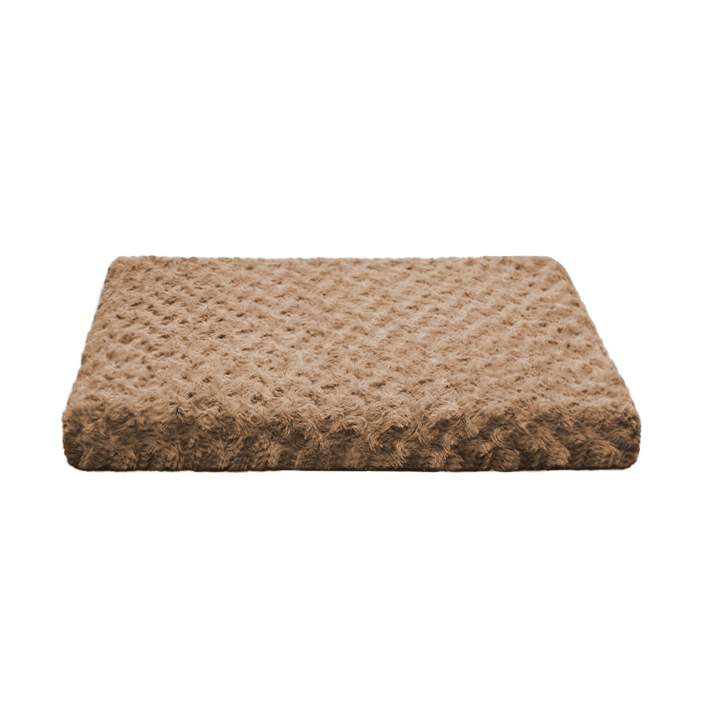 Extra-Soft Plush Pet Sleeping Mat Dog Bed