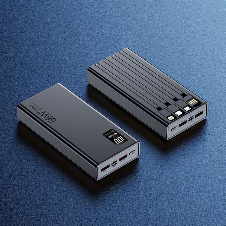 High-performance power bank with integrated fast charging function and digital charging display Kalsten