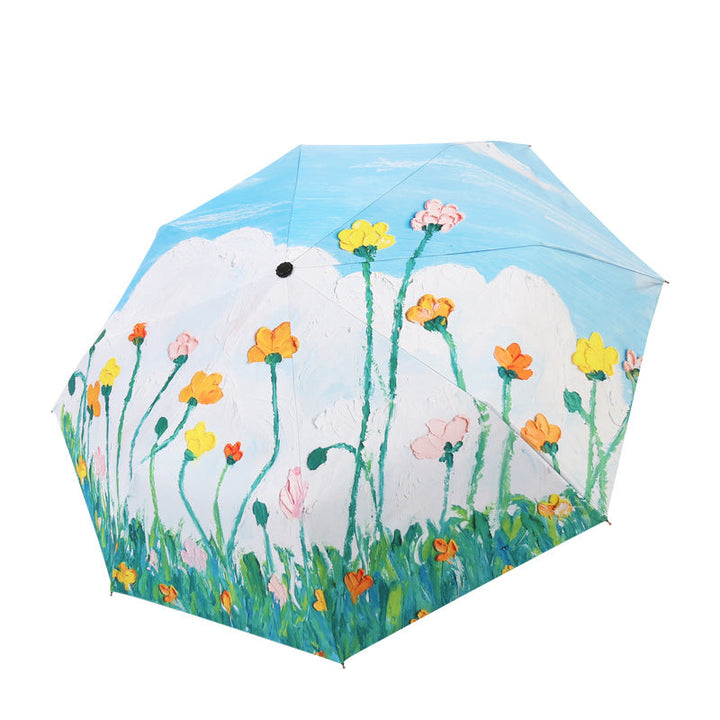 Women's umbrella with floral patterns Kalsten