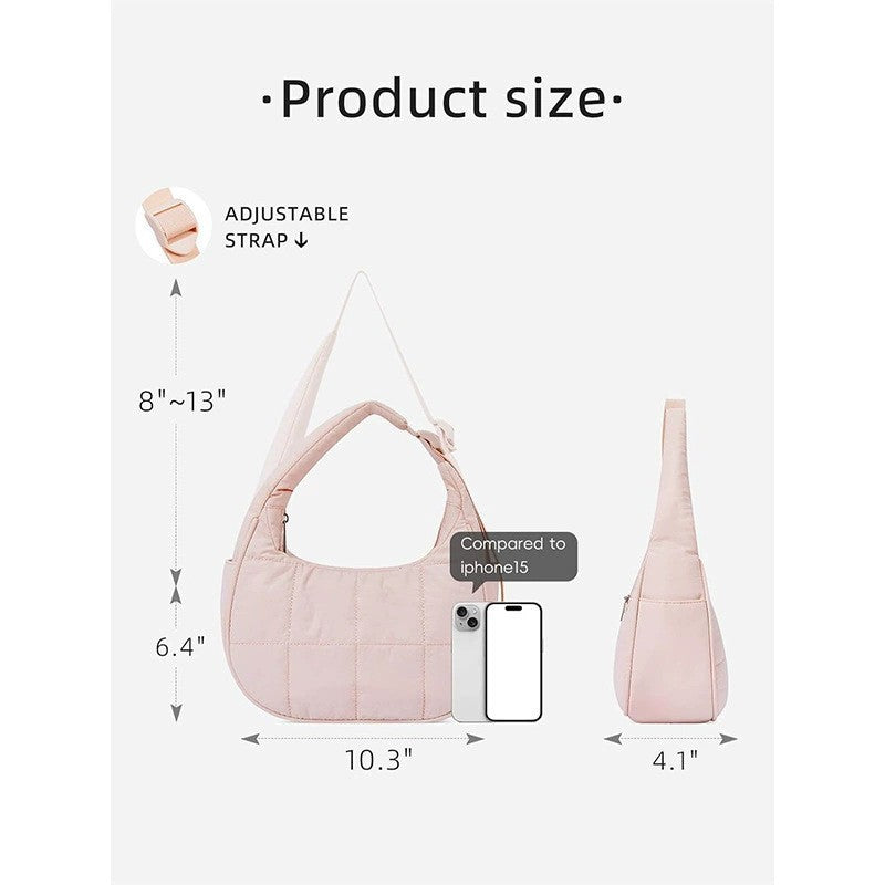 Fashionable shoulder bag with padded design Kalsten