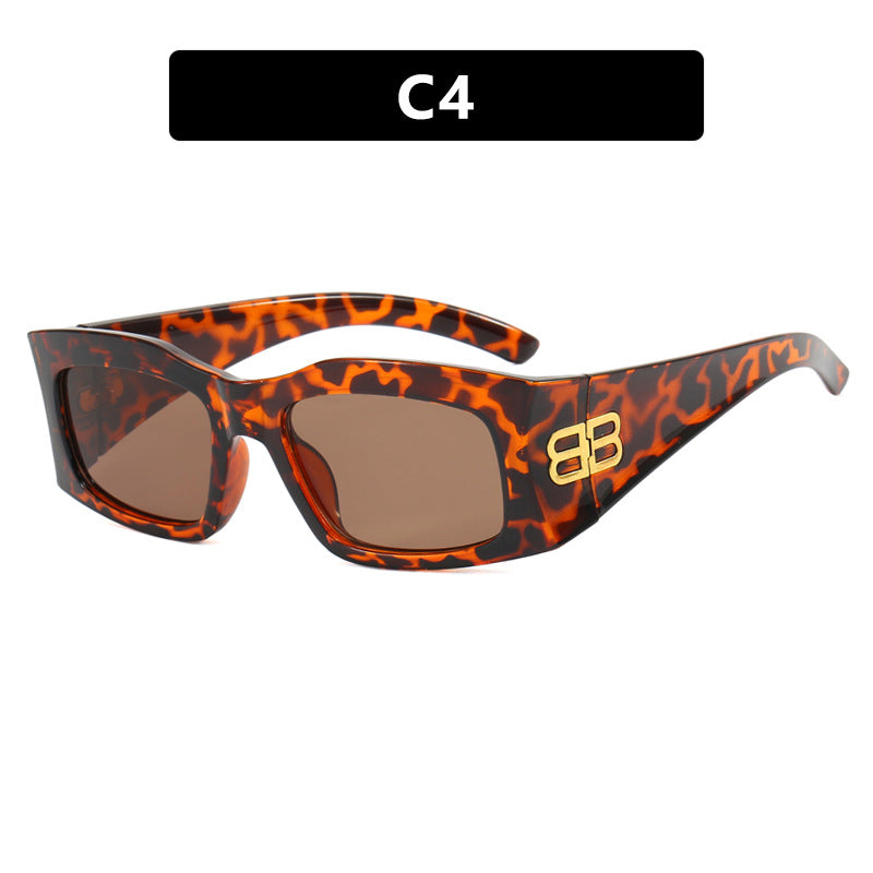Women's fashionable sunglasses with angular frame and polarized lenses Kalsten