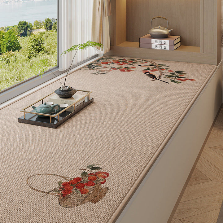 Decorative Floral Throw Mat Kalsten
