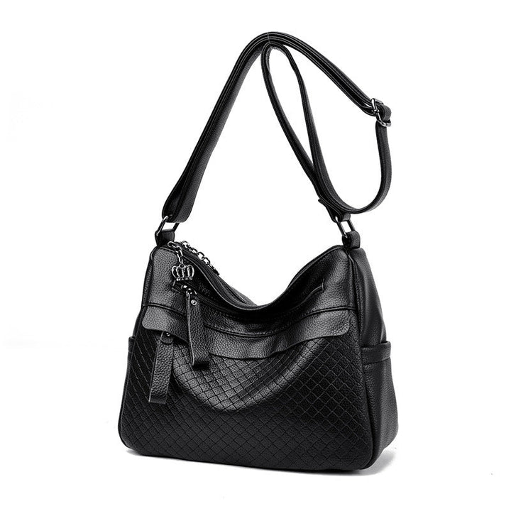 Textured Quilted Shoulder Bag Kalsten