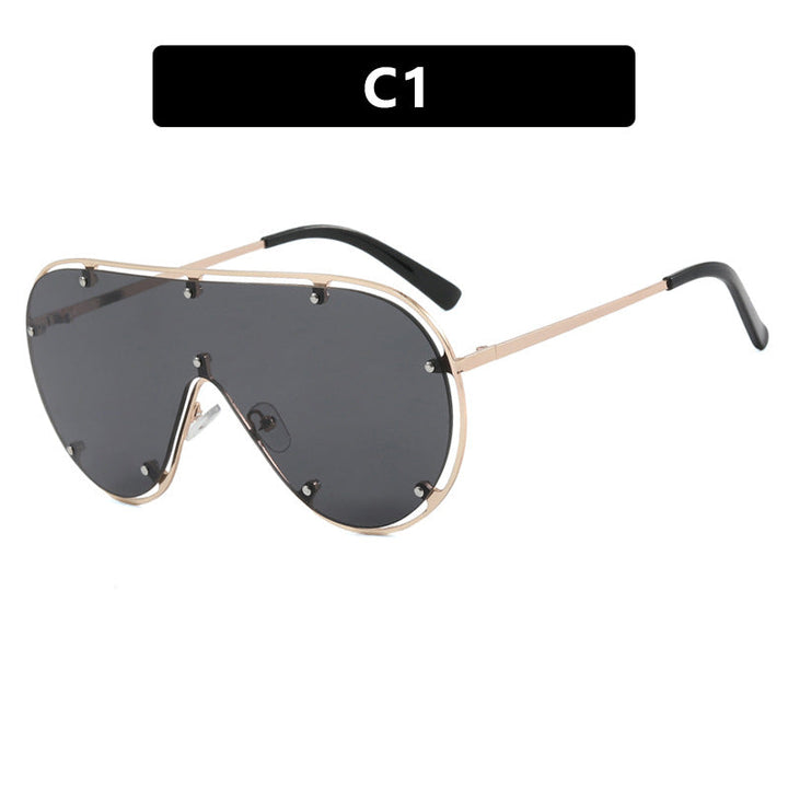 Women's fashionable oversized sunglasses in stylish retro design Kalsten