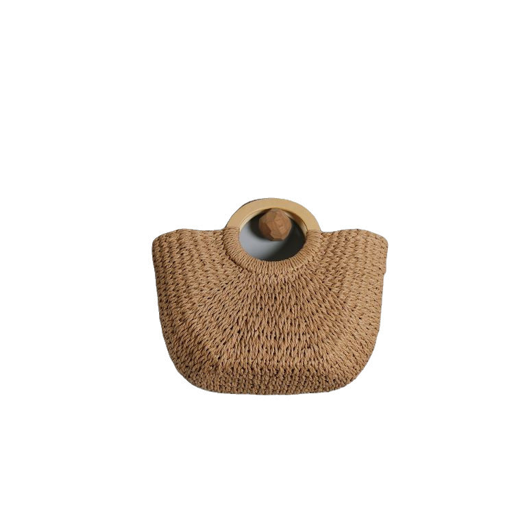 Handcrafted tote bag made from natural raffia Kalsten